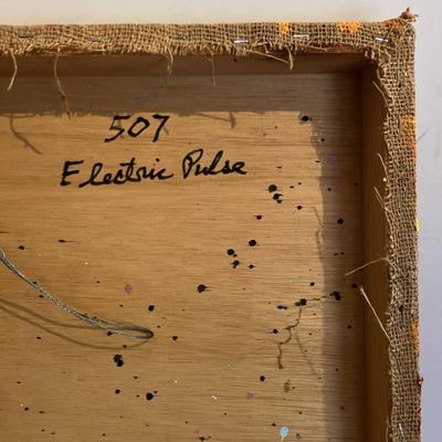 John Gwinn Original Acrylic Abstract - 'Electric Pulse'