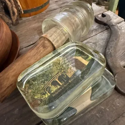 Sale Photo Thumbnail #82: Helen Keller birthplace glass souvenir paperweight