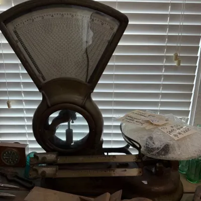 Sale Photo Thumbnail #138: Antique general store candy scale