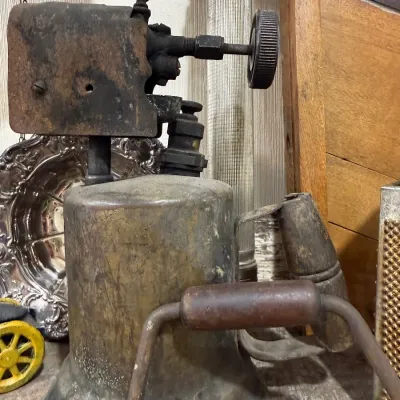 Sale Photo Thumbnail #243: Antique brass blow torch