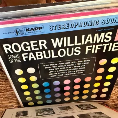 Sale Photo Thumbnail #468: Roger Williams Songs of the Fabulous Fifties Part 1 Kapp LP