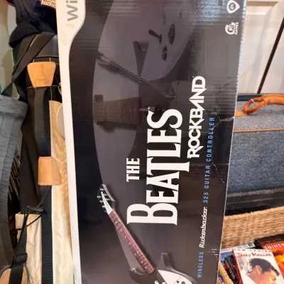 Sale Photo Thumbnail #575: The Beatles Rock Band Rickenbacker guitar controller for Wii