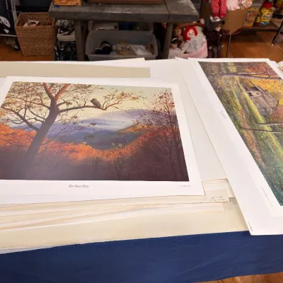 Sale Photo Thumbnail #577: Signed limited edition landscape art prints