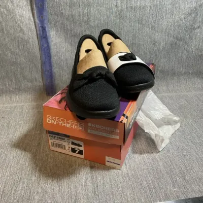 On The Go Skechers Air Cool Goga Mat Cutesy Black US 7