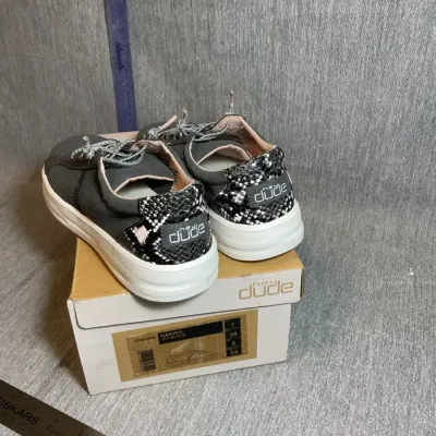 Hey Dude Jet Black Karina US Size 7