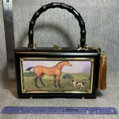 Handmade Novelty Handbag by Darling and Company Country Friends Bag