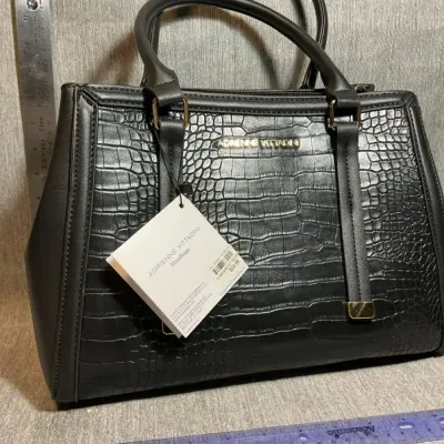 Adrienne Vittadini Black Tote Bag