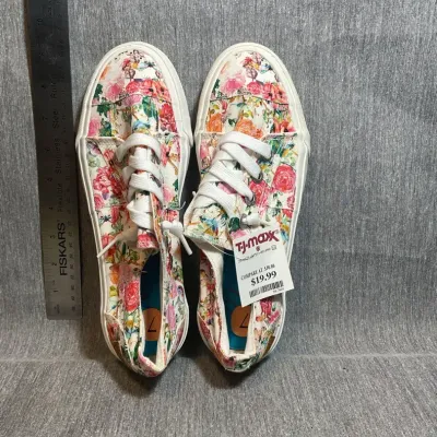 Blowfish Pink Tropical Print US 7 Sneakers