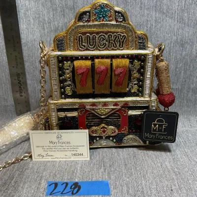 Mary Frances Lucky Seven Bling Purse