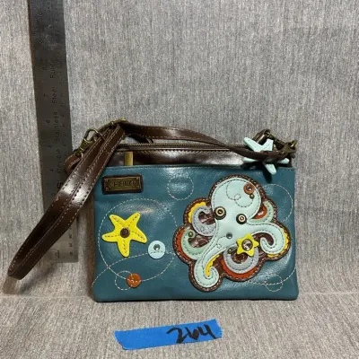 Chala Blue Small Octopus Purse