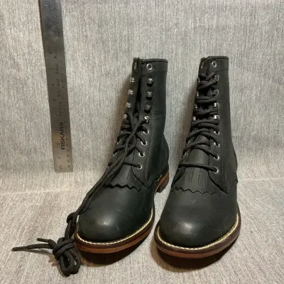 Black Justin Boots Size 7
