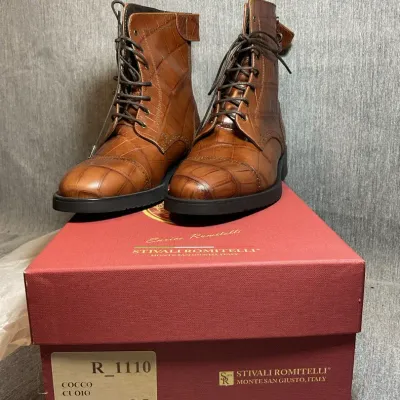 Made In Italy Brown Boots Size 38