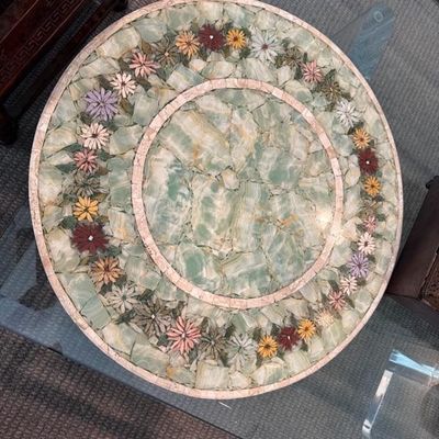 Sale Photo Thumbnail #261: Mosaic lazy susan