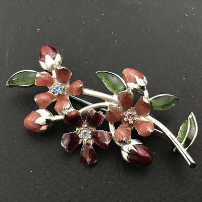 Liz Claiborne Floral Brooch
