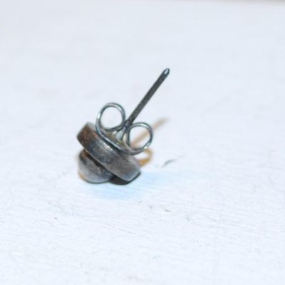 Vintage Pearl-Style SINGLE Earring ½" Long with Stud Clasp