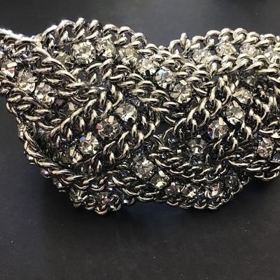 Stella and Dot Wide Rhinestone Bracelet