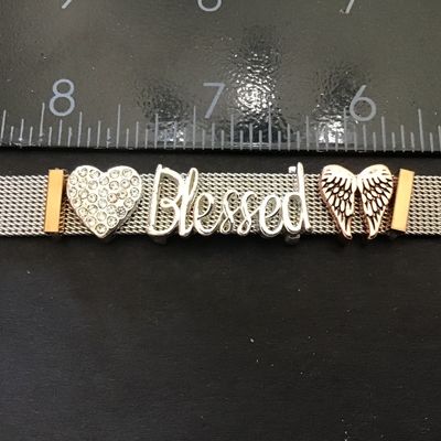 Blessed Silver Mesh Bracelets