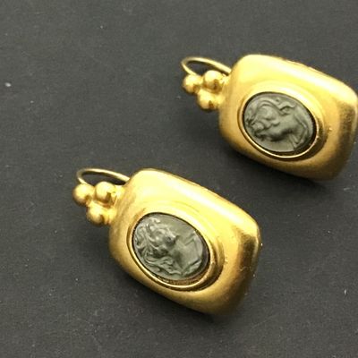 Vintage Cameo Earrings