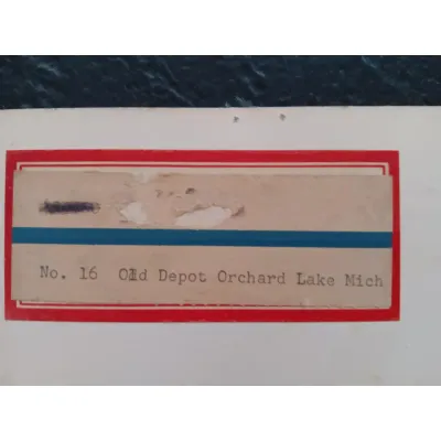 Sale Photo Thumbnail #244: R. Hal Burris " Old Depot Orchard Lake, Michigan"
Original watercolor on Strathmore board. No damage, loss of color, damage or foxing.
Shipped flat.
================================================================BIO======================================
