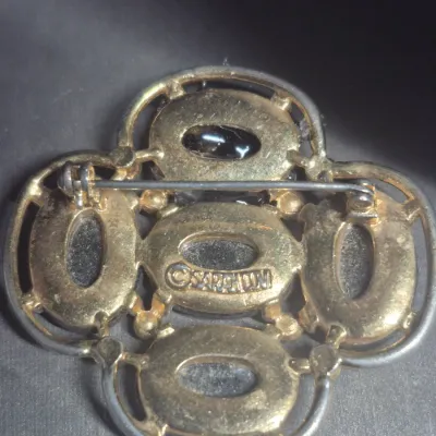 Sale Photo Thumbnail #470: Millefiori Brooch  size:  1/5" x 2"w