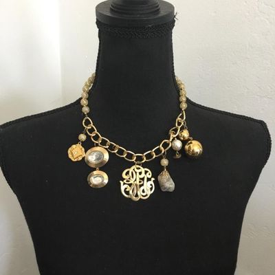 Vintage up cycle necklace