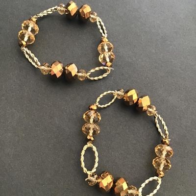 Pretty handmade beaded bracelets