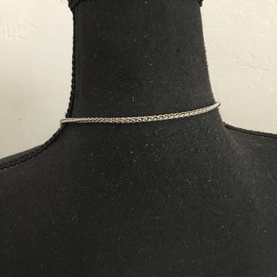 Beautiful very nice silver toned, vintage, tassel statement necklace excellent condition