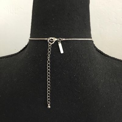 Beautiful, silver toned statement, necklace