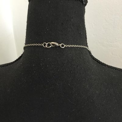 Beautiful, silver toned statement, necklace