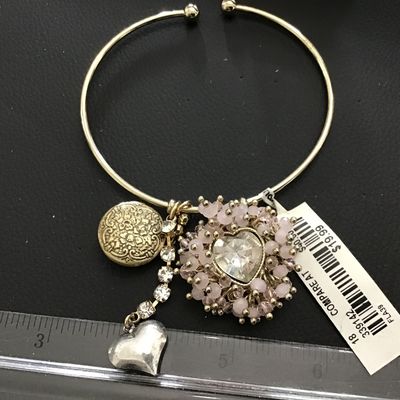 Super Cute Locket Heart Glass Bracelet