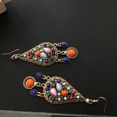 Colorful Fashion Drop Earrings