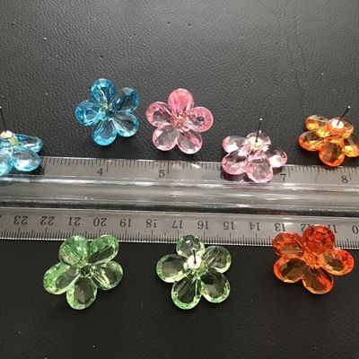 Super Cute Faux Glass Daisy Earrings