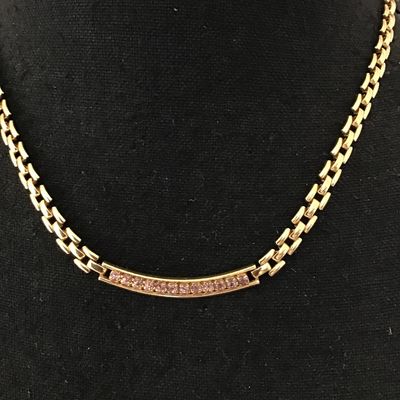Beautiful vintage, goldtone statement, necklace