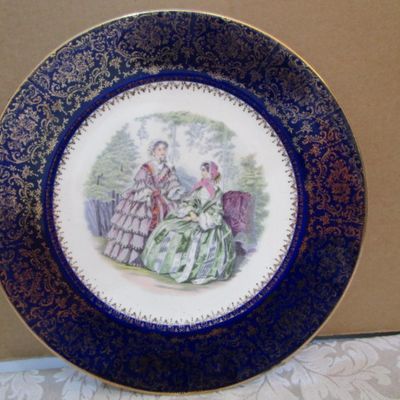 Sale Photo Thumbnail #106: In Congress plate is 7" in diameter, larger plate is 11"