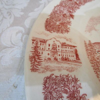 Sale Photo Thumbnail #120: One is Independence Hall 10" in diameter, one is New Jersey Teacher's College in Montclair 11" in diameter, see pictures