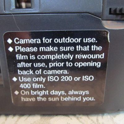 Sale Photo Thumbnail #148: Takes ISO200 or ISO400 film not included, See pictures