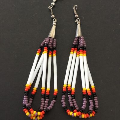 Vintage Native American statement earrings