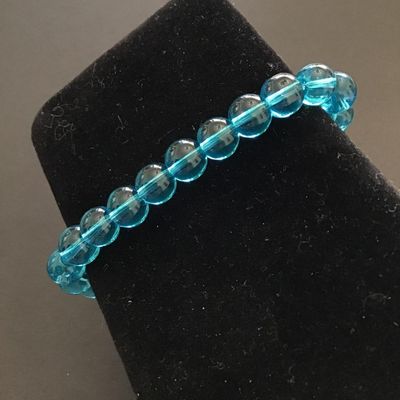 Pretty blue beaded bracelet