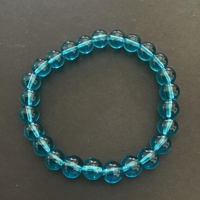 Pretty blue beaded bracelet