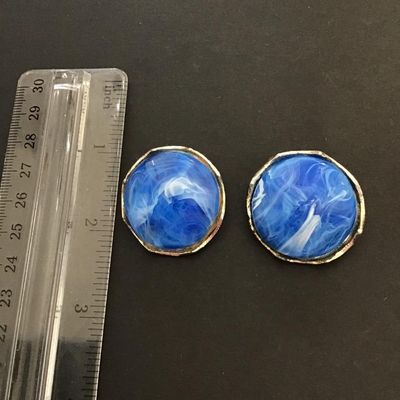 Vintage statement clip on earrings