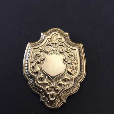 Gold, toned, vintage brooch