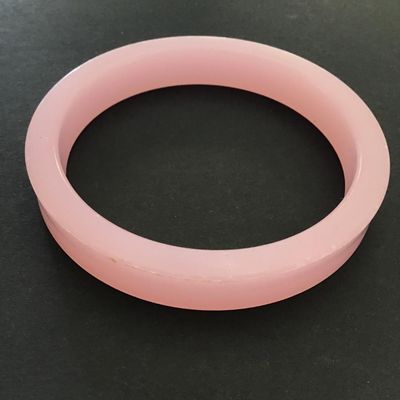 Acrylic pink bangle bracelet