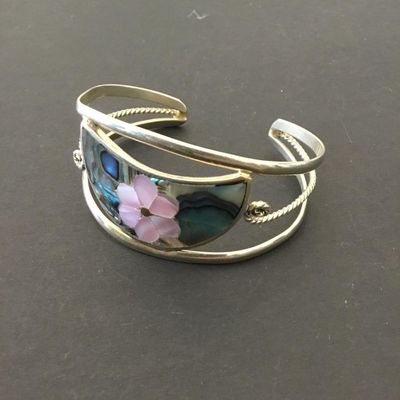 Vintage alpaca Mexico bracelet