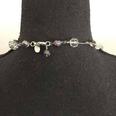 Beautiful cookie, lee, crystal bead statement, necklace