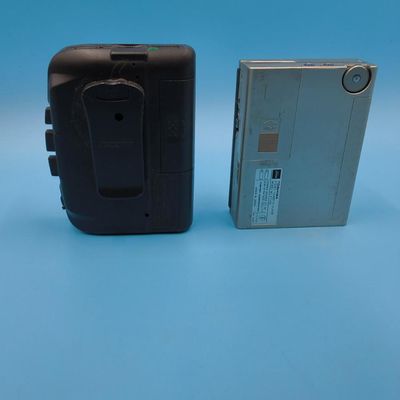 Pair of Portable Cassette Players — Sony Walkman WM-FX321 & Toshiba KT-VS2 (FM/AM, metal)