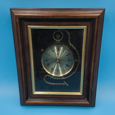 Framed Clock Collage with Kienzle Quartz Movement — Ken Broadbent label