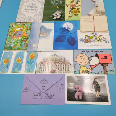 Mixed Lot of Approximately 40 Greeting Cards — Hallmark & Assorted Occasion Cards