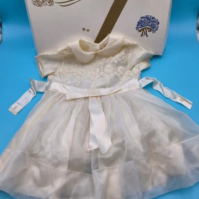 Boxed Christening Gown (Christening Pak) with Original Box — "...it must be LOVE" Label