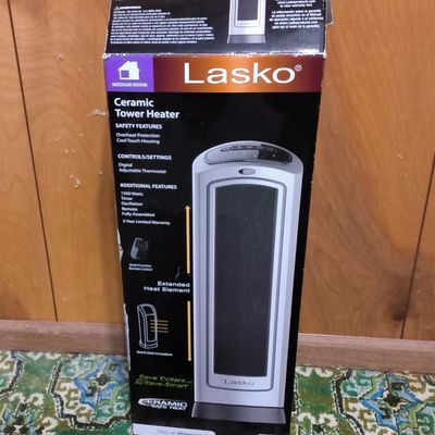Lasko Ceramic Tower Heater in Box — Lasko (model appears CT2339)