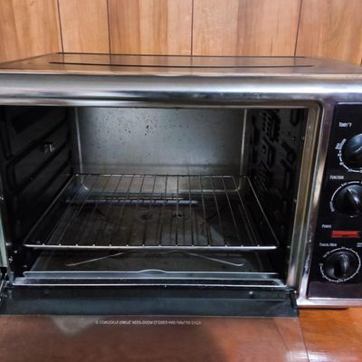 Hamilton Beach Stainless Steel Countertop Toaster Oven w/ Rack & Crumb Tray